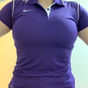 Dry fit Nike Purple Polo